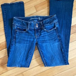 American Eagle Artist size 0 petite jeans